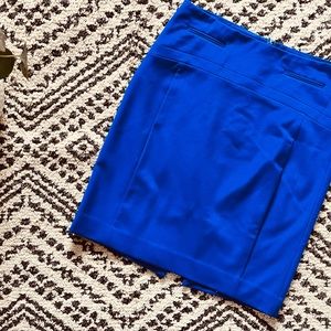 Express Royal Blue Pencil Skirt